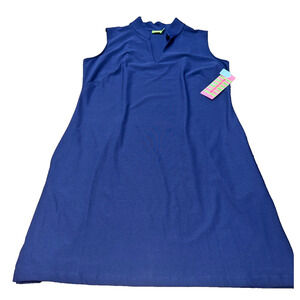 Katherine Way Navy UPF 50 Dress 2XL NWT Pockets